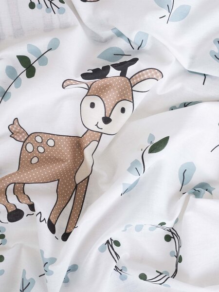 MK Lůžkoviny Bavlněné povlečení Renforcé - Bambi 140 × 200 cm, 70 x 90 cm