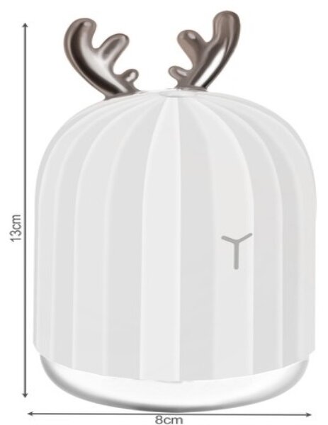 Malatec 16365 Zvlhčovač vzduchu USB, 220 ml bílý