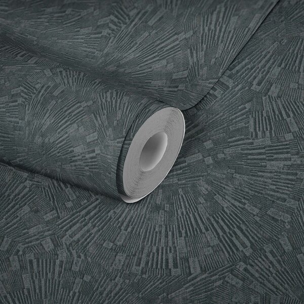 A.S. Création | Vliesová tapeta na zeď Titanium 3 38203-5 | 0,53 x 10,05 m | černá, hnědá, šedá