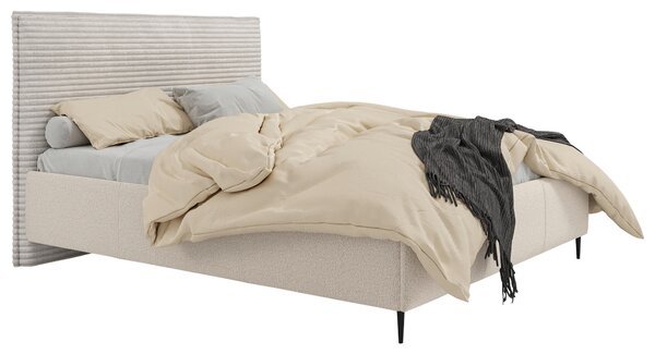 ČALOUNĚNÁ POSTEL, 140/200 cm, přírodní barvy MID.YOU - Postele s úložným prostorem, Online Only