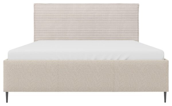 ČALOUNĚNÁ POSTEL, 140/200 cm, přírodní barvy MID.YOU - Postele s úložným prostorem, Online Only