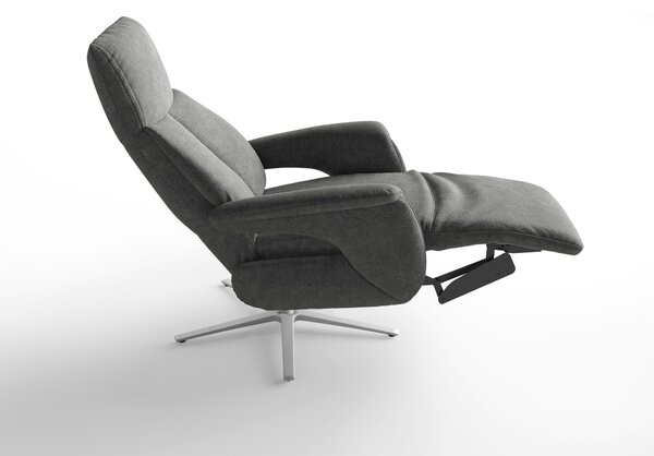 RELAXAČNÍ KŘESLO, textil, tmavě šedá Sit & More - Online Only křesla & taburety, Online Only