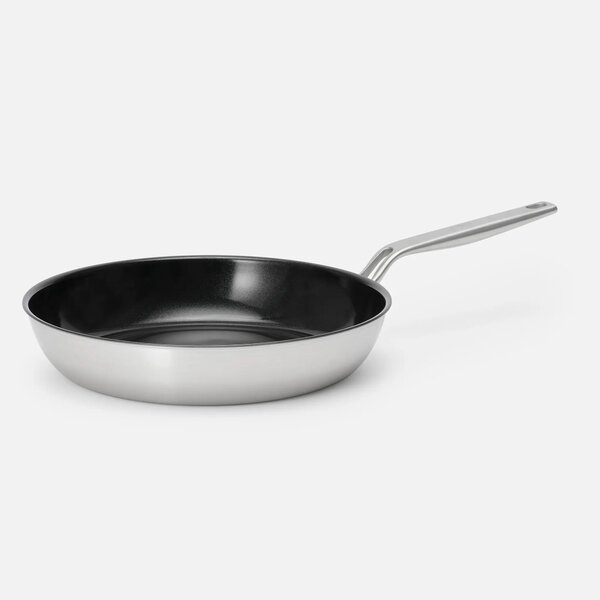 Fabini Pánev Lucca 4.0 Pro, ø 30 cm - Nepřilnavá nerezová beznýtová pánev z vícevrstvé nerezové oceli s keramickým povrchem bez poklice