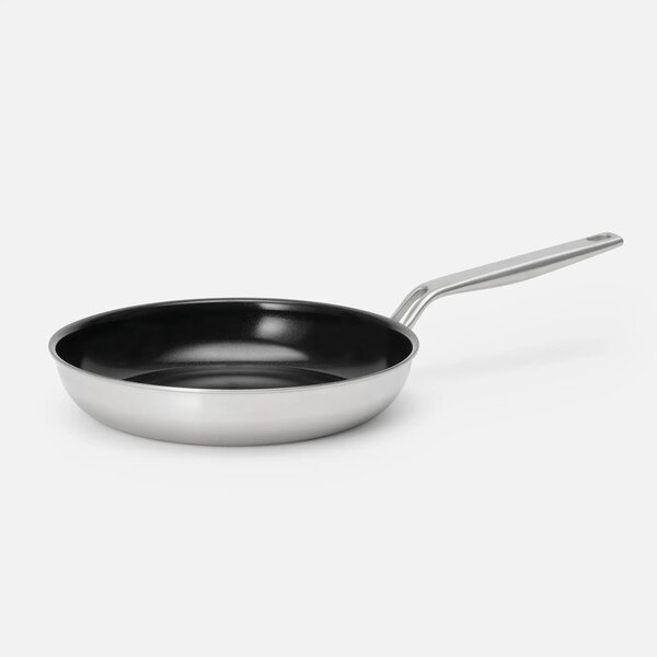 Fabini Pánev Lucca 4.0 Pro, ø 26 cm - Nepřilnavá nerezová beznýtová pánev z vícevrstvé nerezové oceli s keramickým povrchem bez poklice