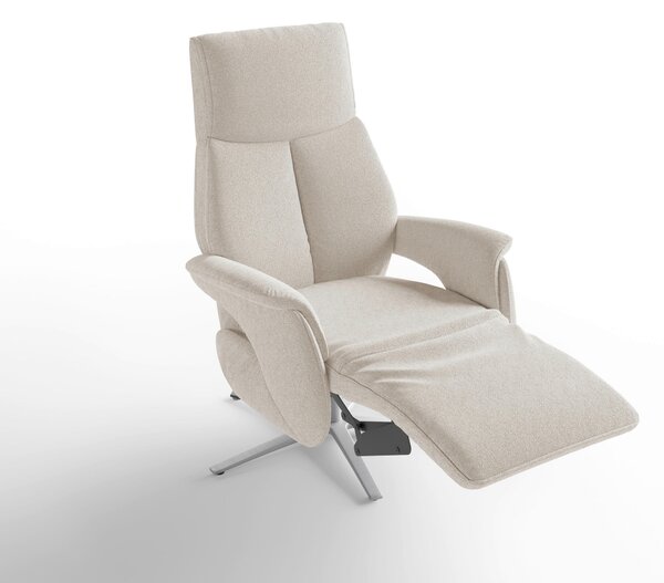 RELAXAČNÍ KŘESLO, textil, krémová Sit & More - Online Only křesla & taburety, Online Only