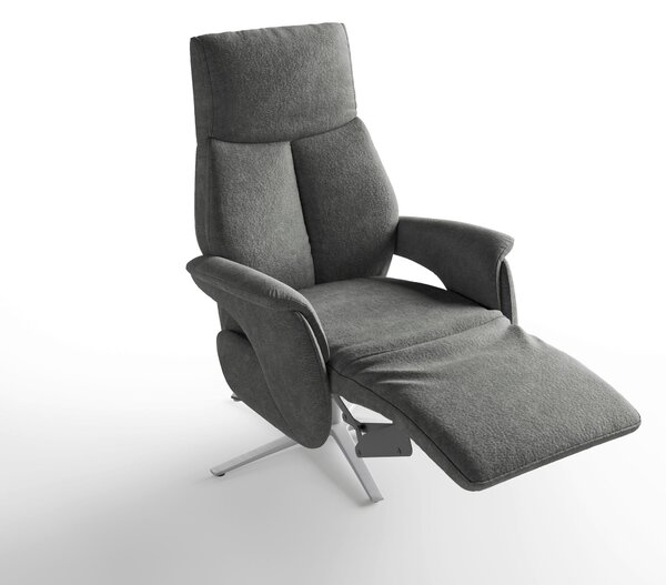 RELAXAČNÍ KŘESLO, textil, tmavě šedá Sit & More - Online Only křesla & taburety, Online Only