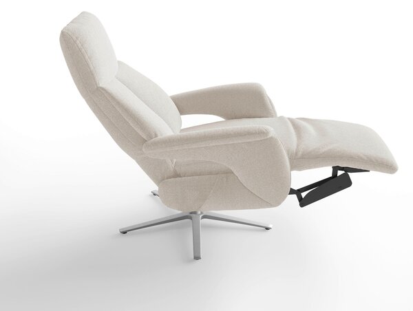 RELAXAČNÍ KŘESLO, textil, krémová Sit & More - Online Only křesla & taburety, Online Only