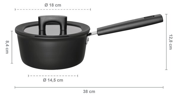 Rendlík s pokličkou Hard Face Fiskars 1,8 l*