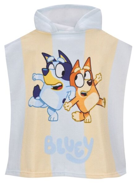 Dětské pončo mikrovlákno Bluey 50x100cm Faro