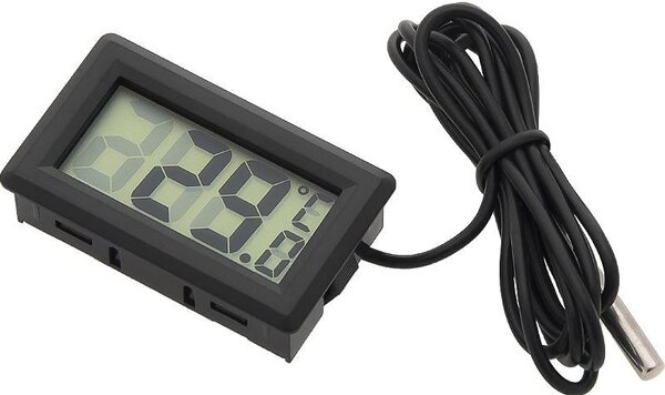 Teploměr panelový LCD TH001
