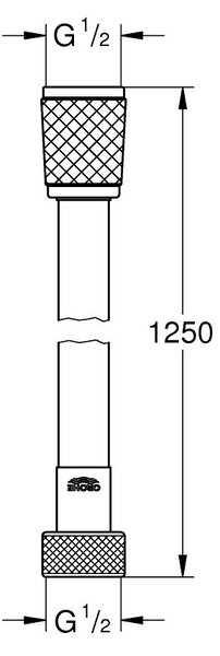 Grohe Vitalio Flex Trend sprchová hadice 125 cm chrom 22114000