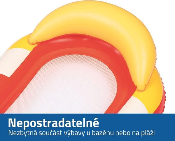 Nafukovací lehátko - červené