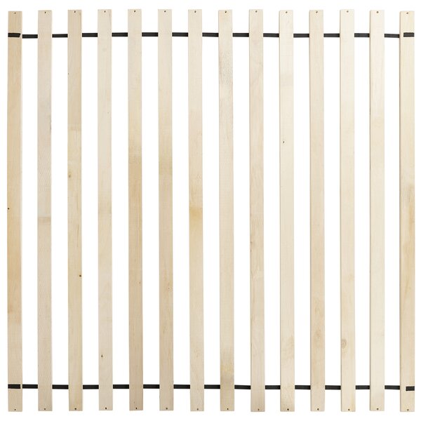 Postel Tkanina ROISEL 160 x 200 cm Světle béžová