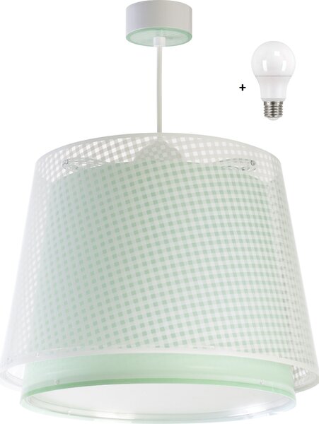 Dalber 80222H VICHY - Dětské závěsné svítidlo + + Dárek LED žárovka (Dětský zelený lustr )
