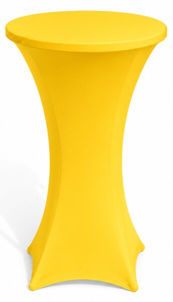 Skládací bistro stolek Ø 60 cm / výška 110 cm – bílý
