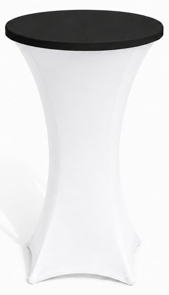 Skládací bistro stolek Ø 60 cm / výška 110 cm – bílý