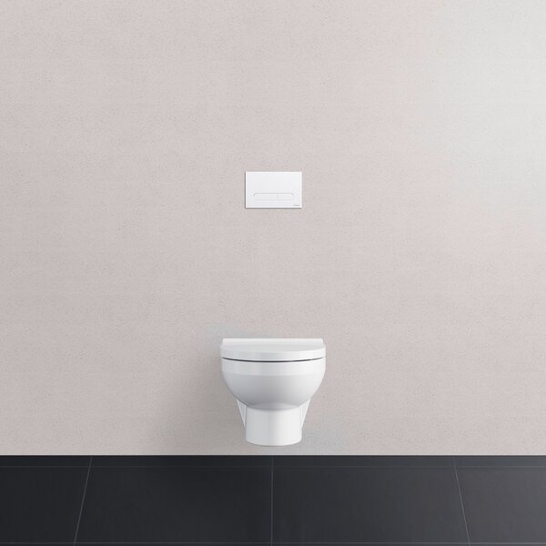 Duravit DuraSystem splachovací tlačítko pro WC bílá WD5009011000