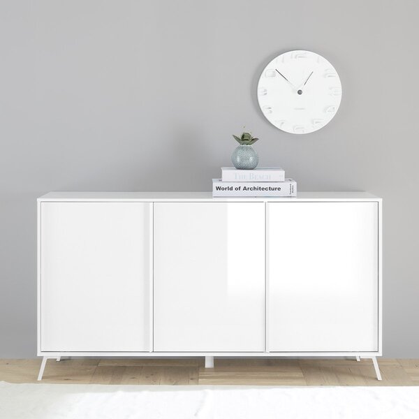 Příborník se 3 dveřmi, délka 156 cm - City