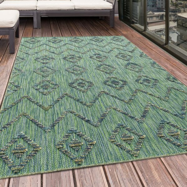 Kusový venkovní koberec Bahama 5152 green 80x250 cm