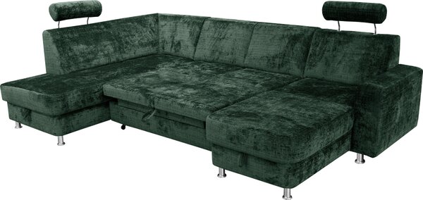 SEDACÍ SOUPRAVA, textil, zelená Xora - Sedací soupravy