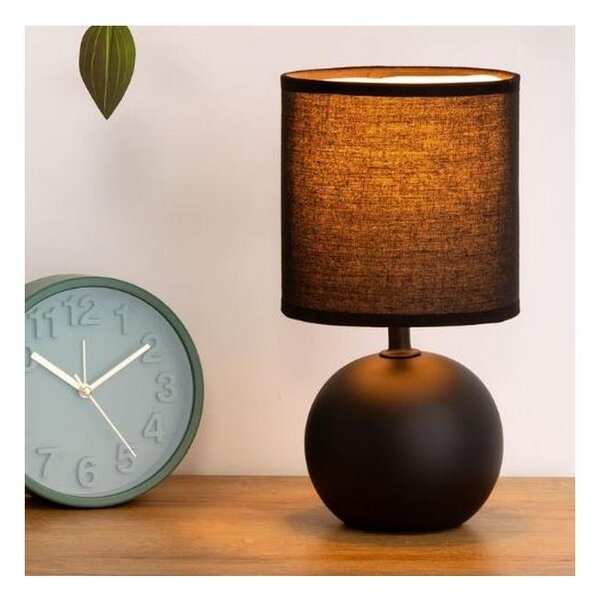 Atmosphera - Stolní lampa TIMÉO 1xE14/60W/230V matná černá