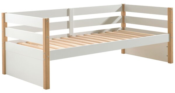 Bílá borovicová postel Vipack Margrit 90 x 200 cm