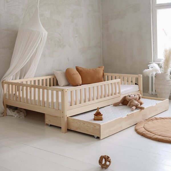 Dětská postel Basic love 200x140 cm s přistýlkou