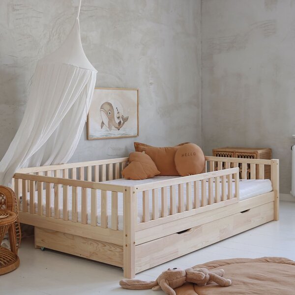 Dětská postel Basic love 200x140 cm s přistýlkou
