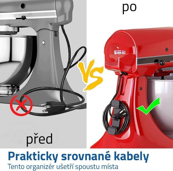 Samolepící organizér na kabely - svorka