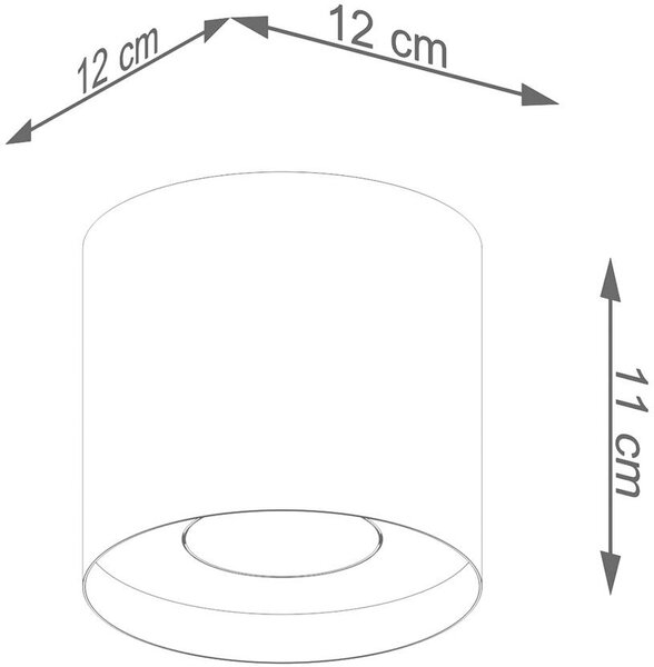 Sollux Lighting Mika stropní světlo 1x10 W bílá SL.1280