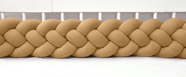 Copánkový mantinel čtyřpásmový - skořicová Délka mantinelu: 120 cm