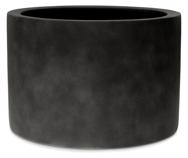 Cylindrický květináč Division Lite - válec, průměr 47/60/80 cm, výška 30/40/60 cm, šedá, antracitová Barva:: černá, Rozměr:: Ø 60cm - výška 40cm