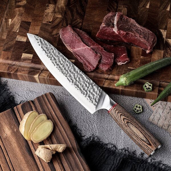 Japonský šéfkuchařský nůž z nerezové oceli SaKuRo Pakka-B 20,3 cm