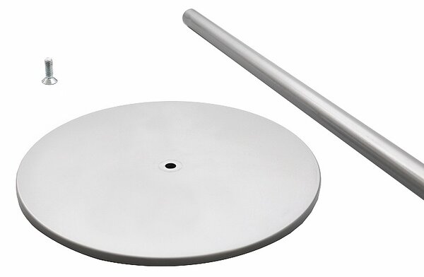 Noha pro paravan disk 150 cm ocel - Noha DISK 150 ocel