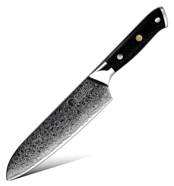 Santoku nůž z damaškové oceli SaKuRo G10 20,3 cm