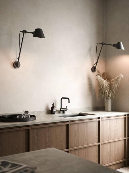 NORDLUX Stay flexibilní nástěnná lampa Barva: Černá