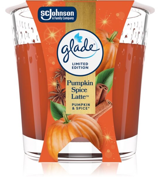 GLADE Pumpkin Spice Latté vonná svíčka 112 g
