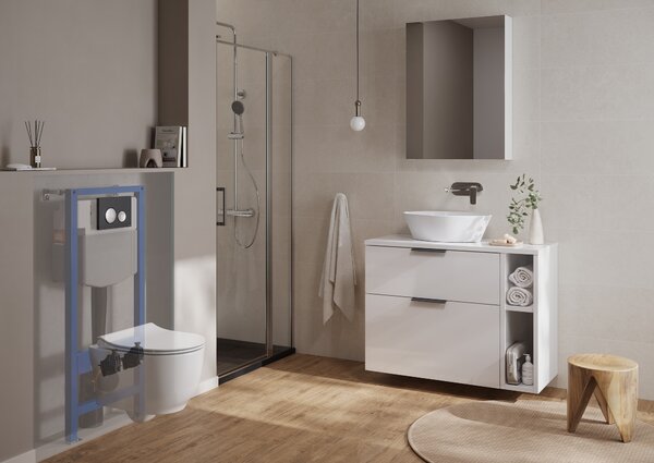 Cersanit Luna wc mísa se sedátkem s pomalým sklápěním závěsná bez splachovacího kruhu bílá lesk S701-871