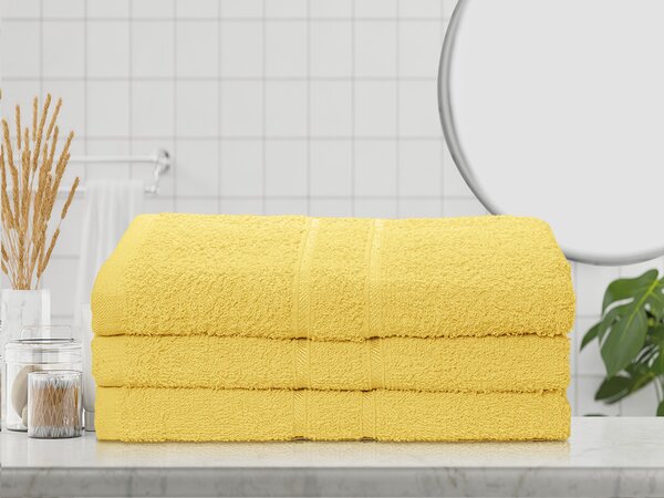 Světle žlutý ručník DONNA