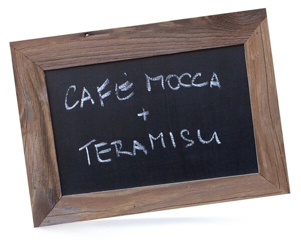 Dřevěná menu tabule 24x28 cm