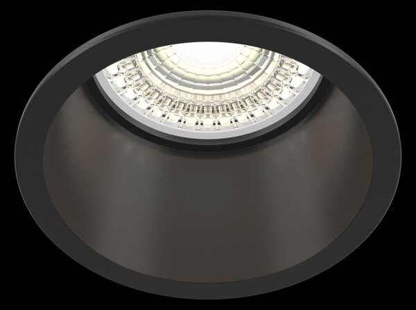 Maytoni Moderní vestavné svítidlo REIF, 12W, ⌀ 6,8 cm, 1xGU10 Barva: Černá