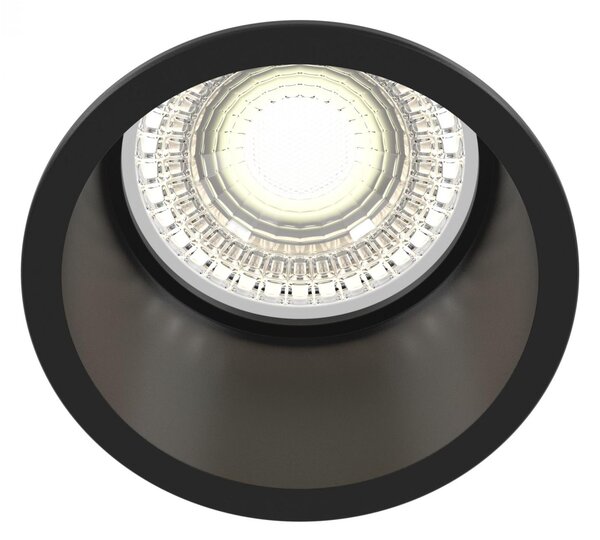 Maytoni Moderní vestavné svítidlo REIF, 12W, ⌀ 6,8 cm, 1xGU10 Barva: Černá