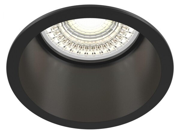Maytoni Moderní vestavné svítidlo REIF, 12W, ⌀ 6,8 cm, 1xGU10 Barva: Černá