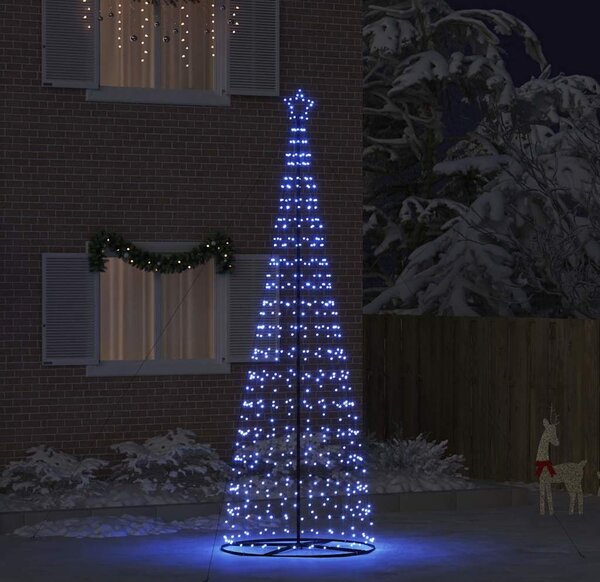 VidaXL LED vánoční strom EKENAS 400 cm 800 LED Ocel [42018762] Barva: Vícebarevný