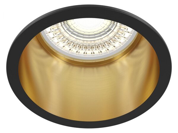 Maytoni Moderní vestavné svítidlo REIF, 12W, ⌀ 6,8 cm, 1xGU10 Barva: Černá
