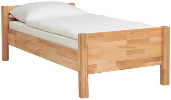 POSTEL, 90/200 cm jádrový buk MID.YOU - Jednolůžkové postele, Online Only