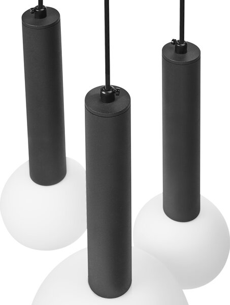 Závěsná lampa BOUES Kov Černá
