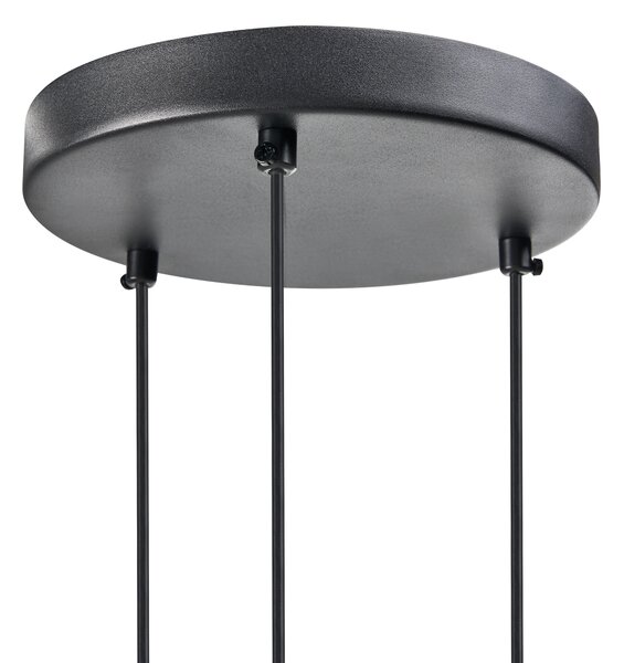 Závěsná lampa BOUES Kov Černá