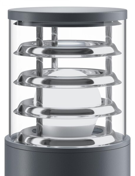 Maytoni Venkovní sloupkové svítidlo BRONX, 60W, v. 25 cm, 1xE27, IP54 Barva: Černá