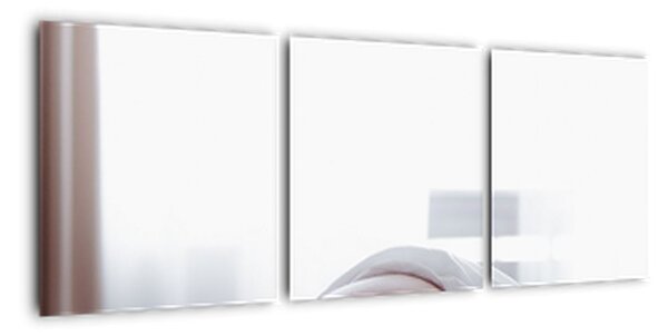 Obraz - žena v posteli (90x30cm)